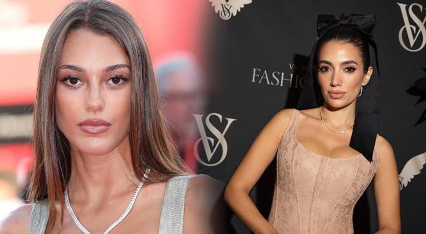 Dilan Çiçek Deniz ve Rachel Araz Victorias Secret defilesine gitti