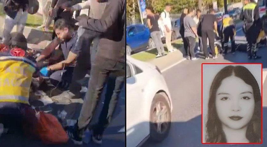 Bakırköyde feci kaza Üniversite öğrencisi Aysel öldü