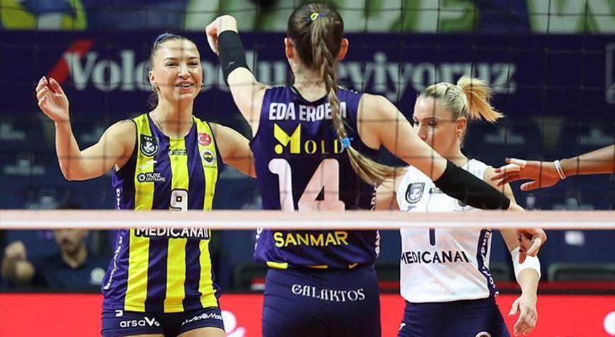 Fenerbahçe derbide Beşiktaşa set vermedi Üst üste 4. galibiyet