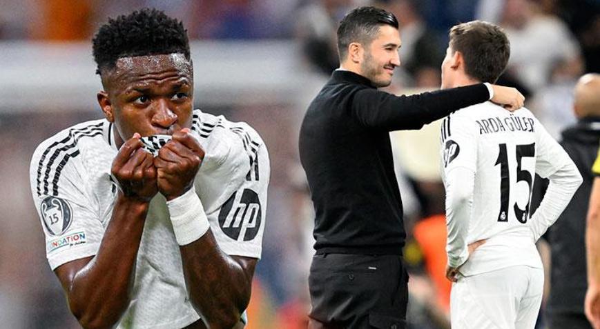 Şampiyonlar Liginde Real Madridden müthiş dönüş, Nuri Şahin yıkıldı Arda Güler kararı