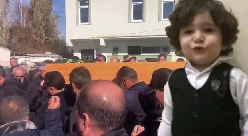 Maganda kurşunu sonu oldu Minik Muhammet gözyaşlarıyla uğurlandı