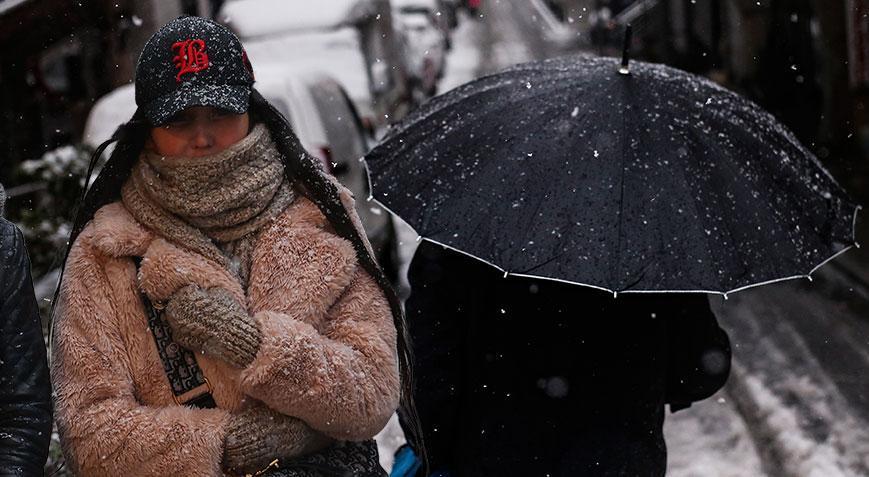 Meteoroloji’den kar ve karla karışık yağmur uyarısı Marmara dahil