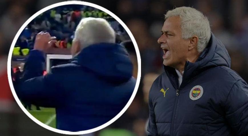 Jose Mourinho, Enis Destan ile tartıştı Trabzonda maç sonu gerilim