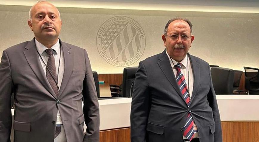 YSK Başkanı Ahmet Yener, ABD Başkanlık seçimi için Washington’da
