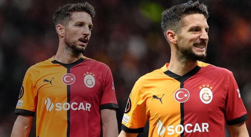 Galatasarayda Dries Mertens, Avrupa Liginin zirvesine çok yaklaştı Maça damga vurdu