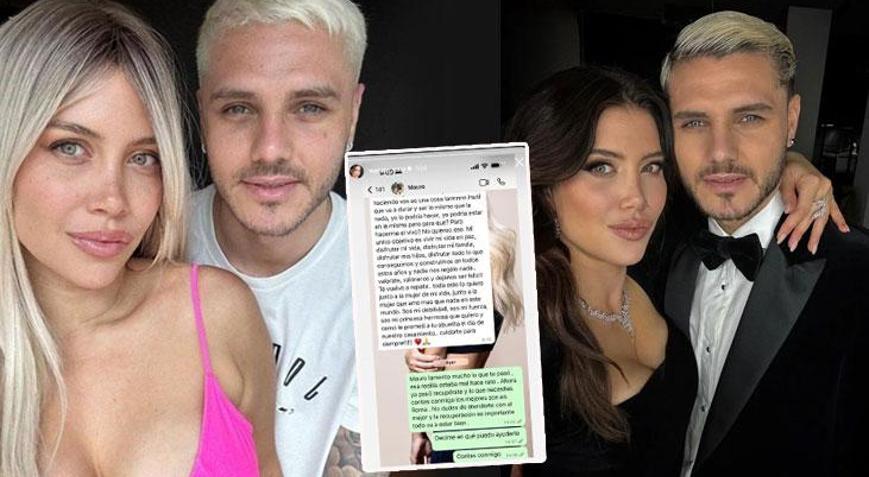 Wanda Naradan Icardiye geçmiş olsun mesajı Sosyal medyadan paylaştı Wanda Naradan Icardiye geçmiş olsun mesajı Sosyal medyadan paylaştı