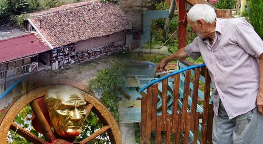 Emekli marangoz eski evi hayalindeki çiftliğe dönüştürdü: Dedem en büyük ustalardan biri