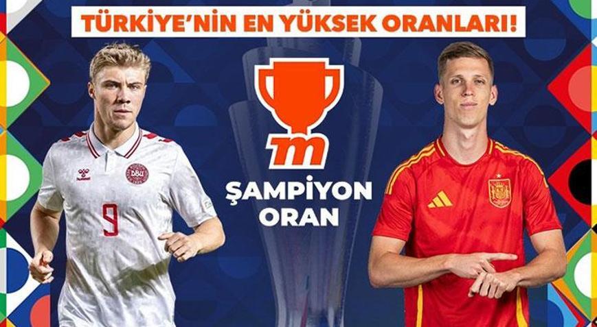 Danimarka - İspanya maçı heyecanı, Türkiyenin En Yüksek Oranları ile Mislide yaşanıyor