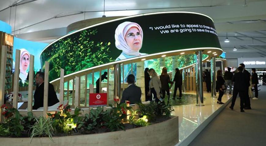 İletişim Başkanlığının COP29daki Sıfır Atık standına yoğun ilgi