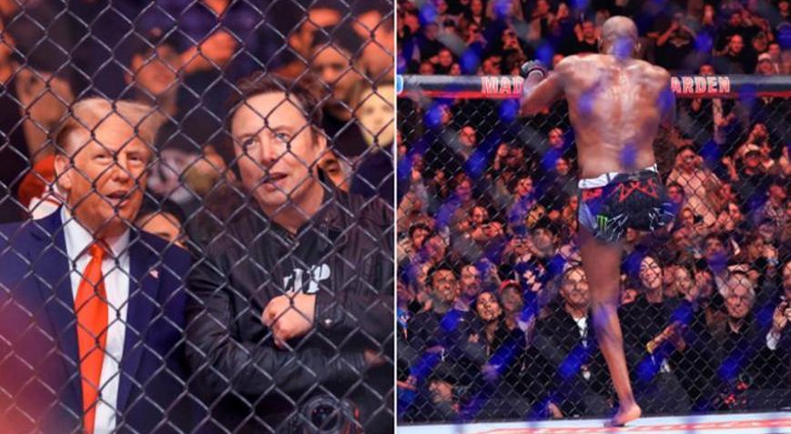 Trump ve kabinesi arenaya tezahüratlarla girdi