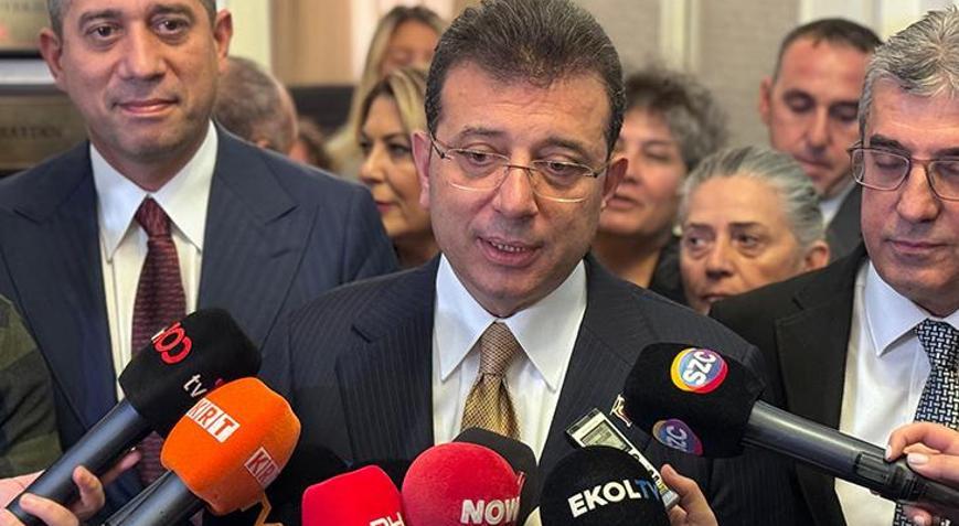 Ekrem İmamoğlu: MHP ve Meclis Başkanıyla görüşmeye hazırız