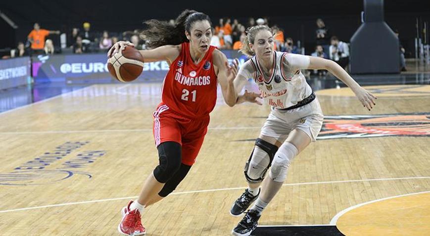 ÇBK Mersin, Olimpiakosu farklı geçti