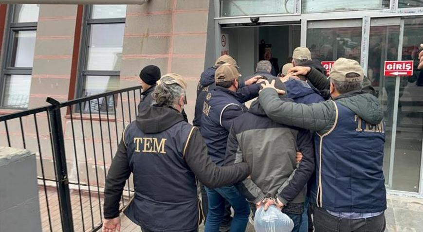 Eskişehir merkezli 8 ilde terör operasyonu 2 kişi tutuklandı