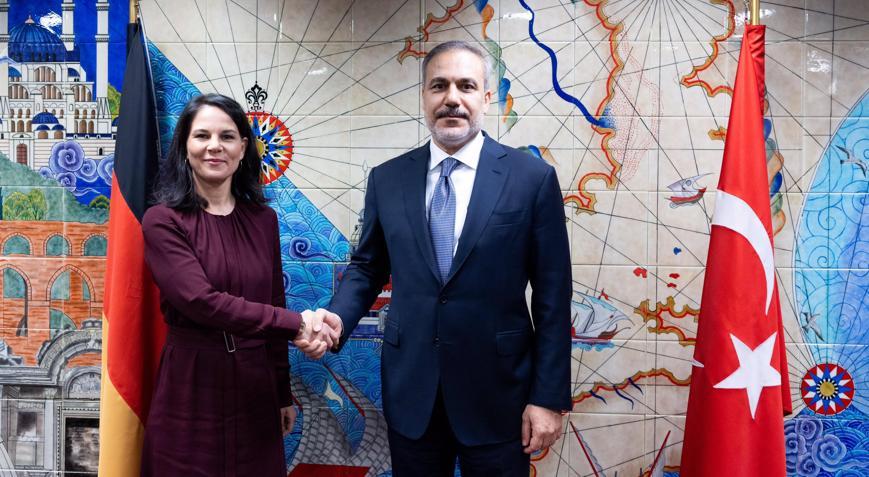 Bakan Fidan, Alman mevkidaşı Baerbock ile bir araya geldi - Ankara ...