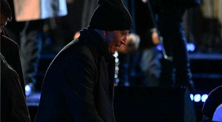 Biden başkan olarak son kez geleneksel Noel törenine katıldı