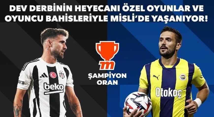 Beşiktaş - Fenerbahçe derbisine özel oyunlar Misli’de… Hakem VAR monitörüne gider mi En az 1 yarı berabere biter mi
