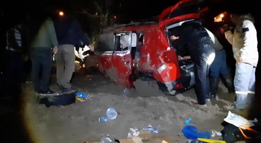 Boluda feci kaza 1’i bebek 5 kişi yaralı