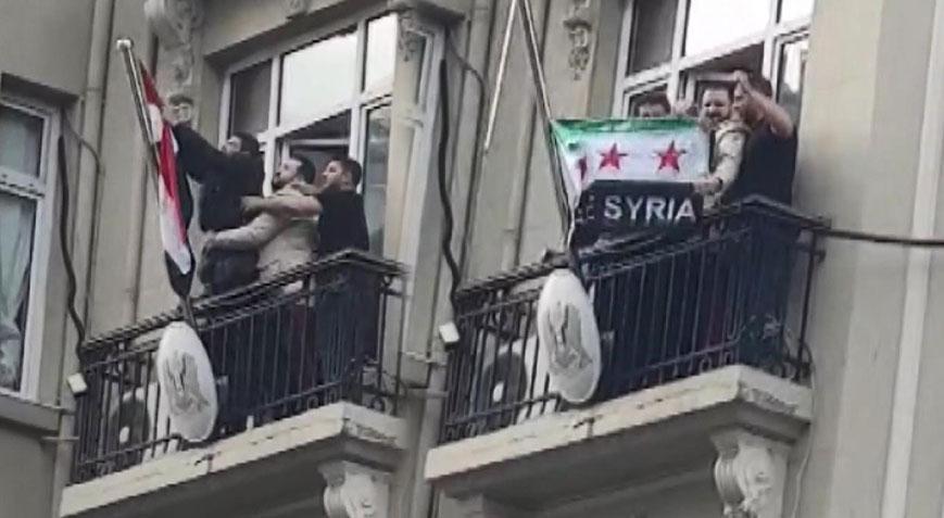 Şişlideki konsolosluk binasına yeni bayrak