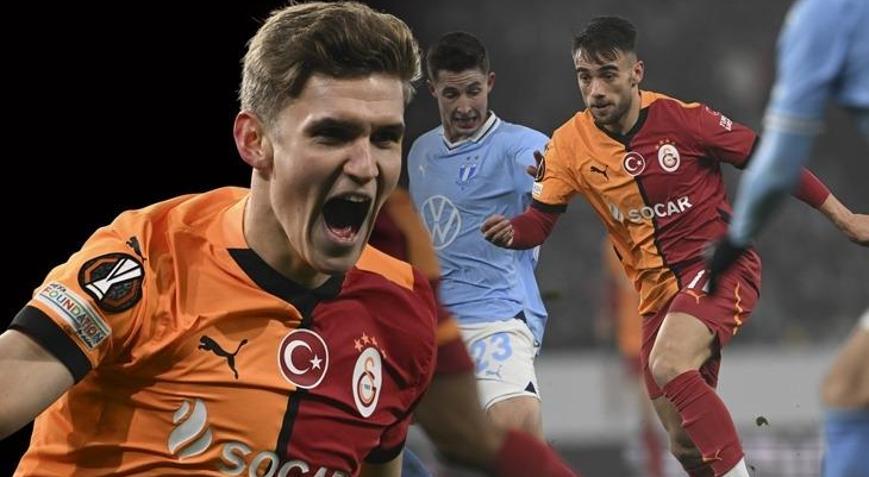 Galatasaray, Malmöye 90+2de takıldı İsveçte gol yağmuru
