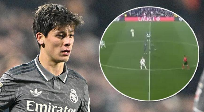 Real Madridde Arda Gülerin orta sahadan şutu İspanyayı salladı Haber programlarına çıkmaya çalışıyor