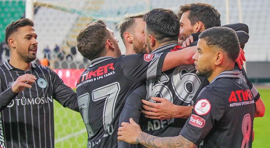Konyaspor Türkiye Kupasında tur biletini 90. dakikada aldı
