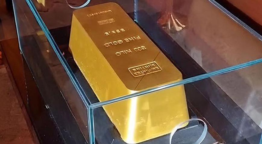 Dünyanın en büyük altın külçesi