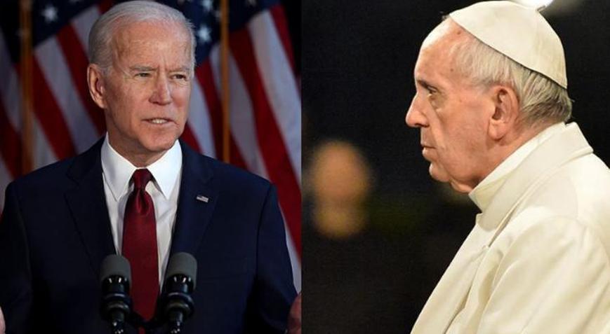 Biden, İtalya'ya gidip Papa ile görüşecek