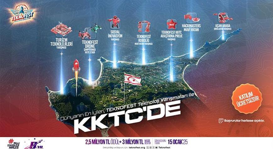 TEKNOFEST KKTC 2025 teknoloji yarışmaları başvuruları başladı ...