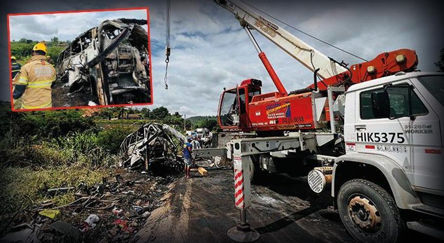 Brezilya'da zincirleme kaza: 30 ölü