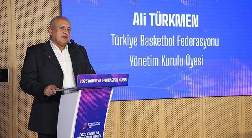 Basketbolda Federasyon Kupası çeyrek final kura çekimi yapıldı