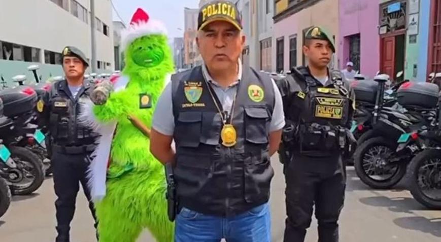 Peru polisi, Grinç kılığına girerek operasyon düzenledi
