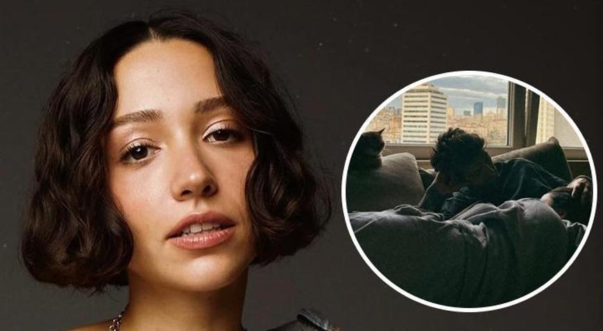 Zeynep Bastık aşka geldi Serkay Tütüncünün dizine yattı