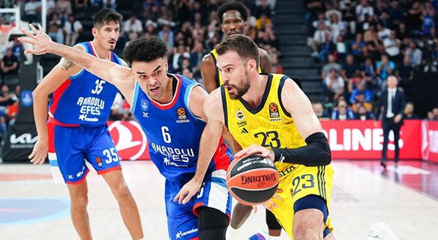 EuroLeaguede Türk derbisi heyecanı Fenerbahçenin konuğu Anadolu Efes