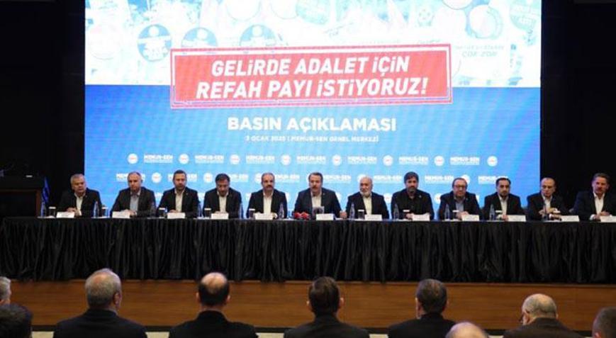 Memur-Sen Başkanı Yalçın: Yüzde 15 maaş artışı, yüzde 10 refah payı verilmeli