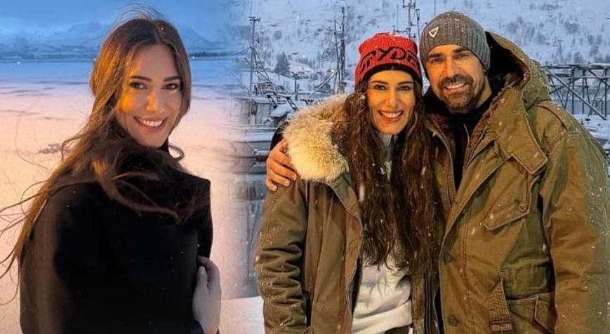İbrahim Çelikkol, Norveç soğuğunda aşka geldi Romantik paylaşım