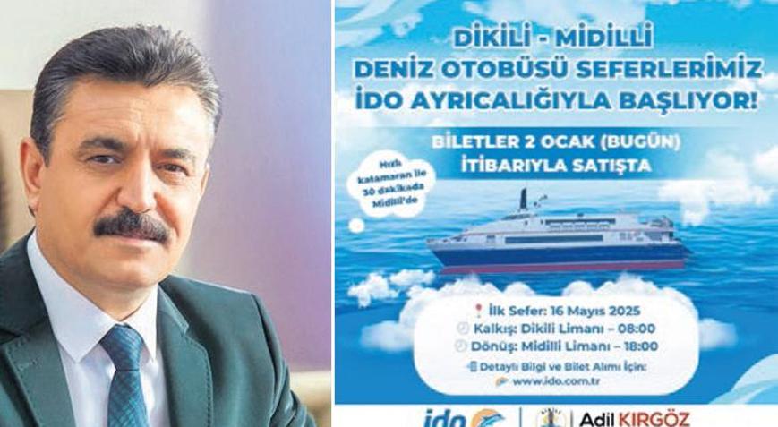 Dikili-Midilli seferleri başlıyor