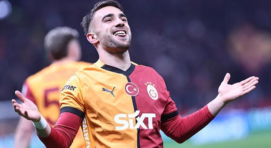 Galatasarayda Yunus Akgünden 11inci gol sevinci