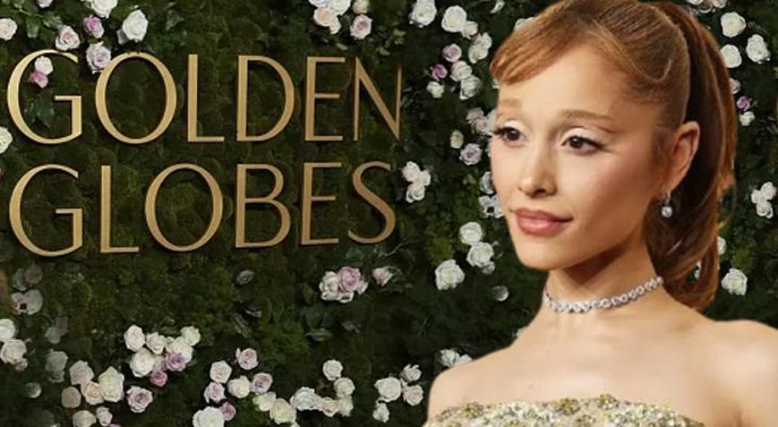 Ariana Grande, Altın Küre ödül törenine damga vurdu 59 yıllık arşiv elbisesi dikkat çekti