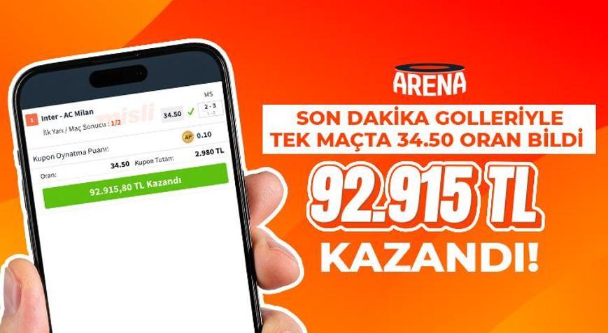 Nefes kesen Inter – Milan maçında geri dönüşü bildi, 34.50 oranı tutturup 92.915 TL kazandı