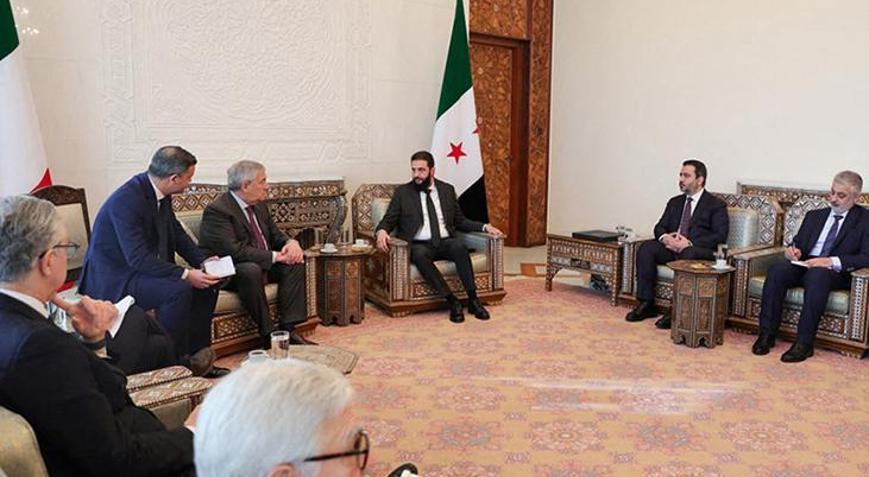 Suriye ve İtalya Dışişleri Bakanları Şamda bir araya geldi