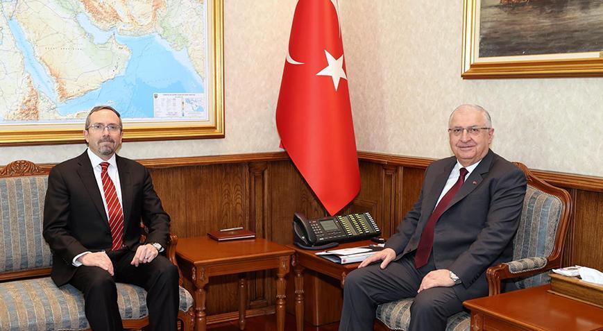 Yaşar Güler, ABD Dışişleri Müsteşar Vekili Bassı kabul etti