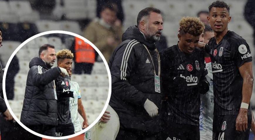 Beşiktaşta Gedson Fernandes şoku Hastaneye kaldırıldı