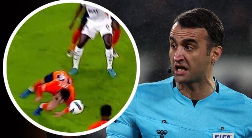 Galatasaraydan Başakşehir maçında penaltı beklentisi Okan Buruk çılgına döndü