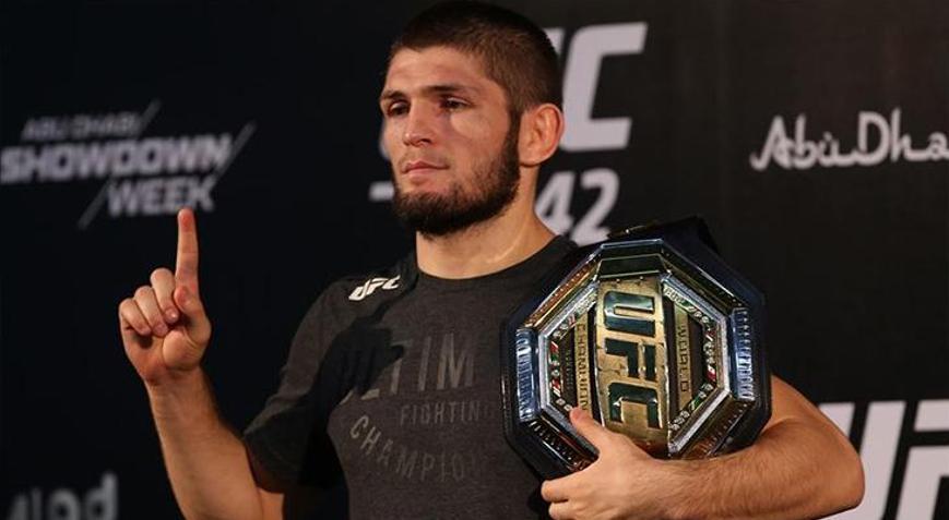 Khabib Nurmagomedov uçaktan indirildi UFC Şampiyonundan sert tepki