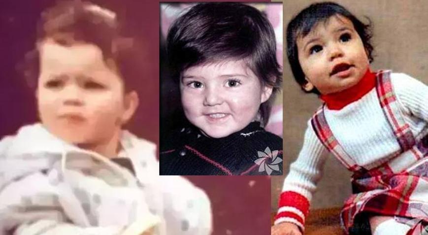 Görenler tanıyamadı Ünlü oyuncu çocukluk fotoğrafıyla takipçilerine nostalji yaşattı