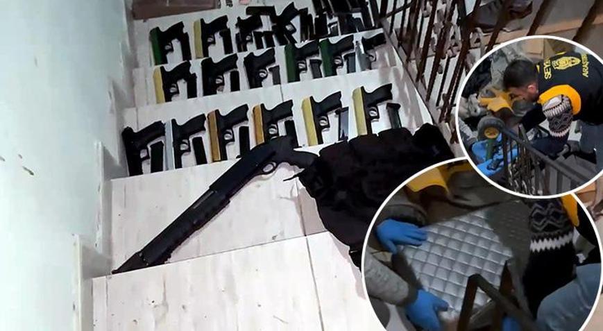 Evden cephane çıktı: Polis, silahları çıkarınca şoke olduk dedi