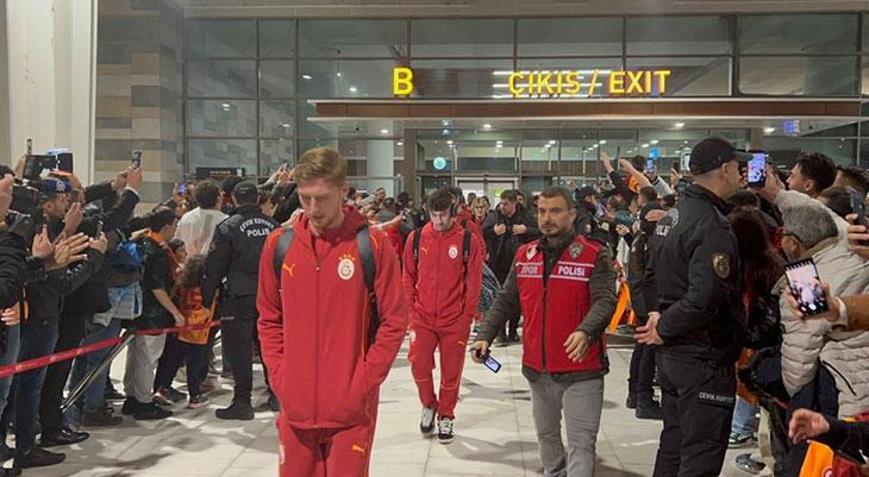 Galatasaraya Mersinde coşkulu karşılama