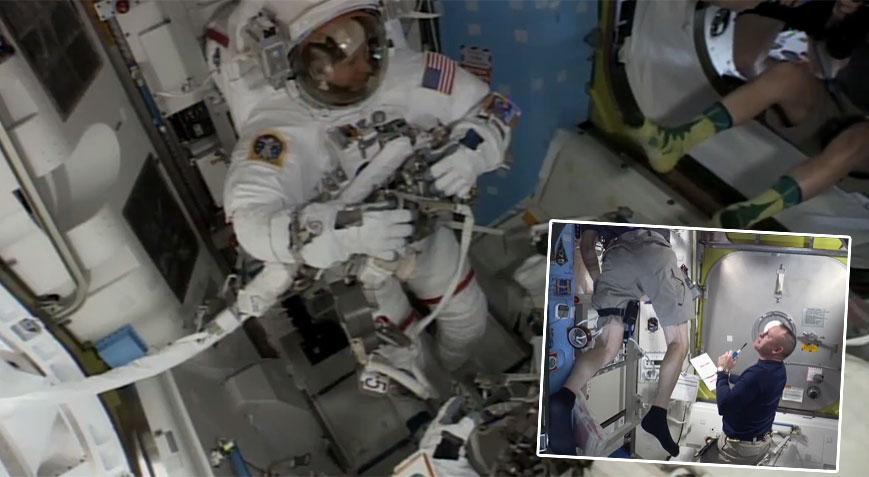 7 aydır uzayda mahsurlar NASA astronotlarından yeni haber var