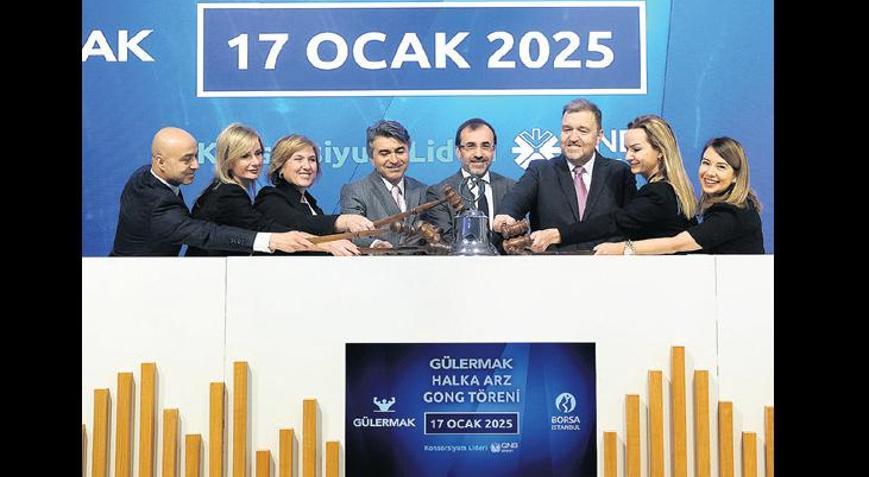 Borsada gong Gülermak için çaldı