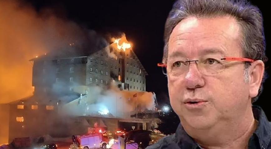 Gani Müjde, Boluda yanan otelde yıllar önce çekilmiş bir fotoğrafını paylaştı